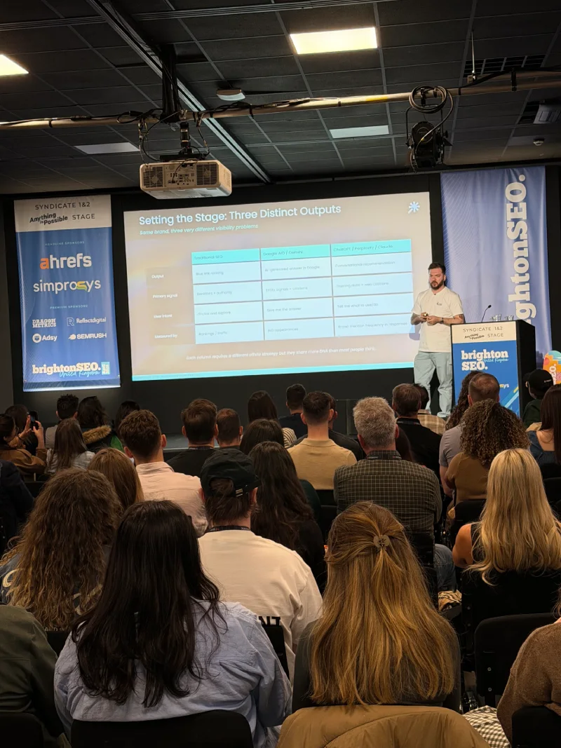 Darko Brzica na BrightonSEO 2026